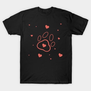 My Valentine Has Paws T-Shirt